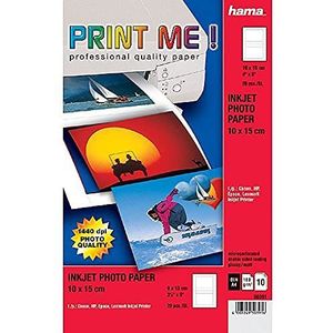 Hama PrintME inkjet-fotopapier 180 g/m², 10 x 15 cm
