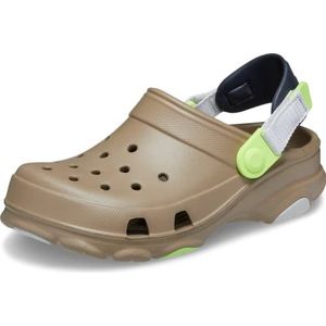 Crocs Unisex Kids Classic All-Terrain Clog T houten schoen, Khaki Multi, 33 EU