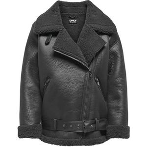 ONLY - NEWLIS - Leren Jas - Leerlook - Dames