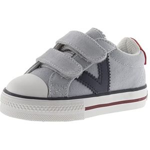 Victoria Tribu Unisex Canvas Low Tennis & Contrast Logo & Straps 1065163 for Kids GRIS 22