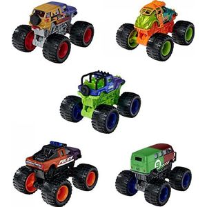 Majorette Monster Rockerz Color Changers, 3 verschillende modellen, levering 1 truck met magische kleurveranderende lak, rubberen banden, voor kinderen vanaf 3 jaar