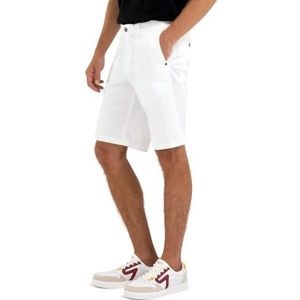 Replay Chino shorts voor heren, 001, wit, 29W