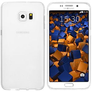 mumbi Hoes compatibel met Samsung Galaxy S6 Edge Plus telefoonhoes telefoonhoes telefoonhoes transparant wit