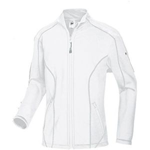 BP 1745-679 stretch fleece jack voor heren, 92% polyester, 8% elastaan wit, maat XL