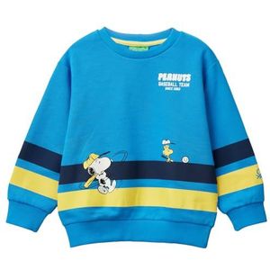 United Colors of Benetton Trainingsshirt voor kinderen en jongeren, Blauw, 18 mesi