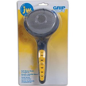 JW Pet Company GripSoft Slicker Brush Soft Pin Dog Brush