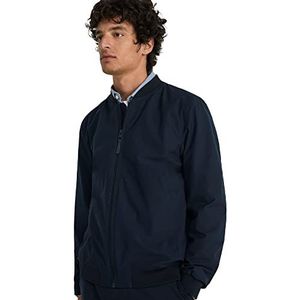 Springfield Bomber technische jas, marineblauw, regular voor heren, marineblauw, S