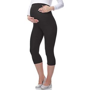 Be Mammy Vrouwen Zwangerschaps 3/4 Legging 03 (Grafiet, XL)