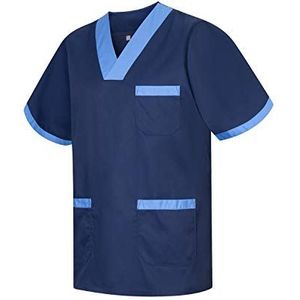 Scrub Top Unisex Scrubs - Medische Uniform V-hals Tuniek Scrub Top 817