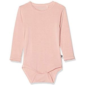Minymo Romper l/s - Bamboe - Roze - Minymo - 50 - Romper L/S