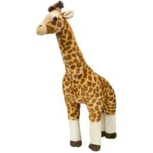 Wild Republic 12228 12386 - Cuddlekins giraffe staand, groot, pluche dier, 64 cm