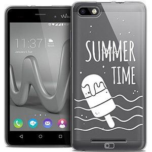 Caseink - Hoes Beschermhoes voor Wiko Lenny 3 [Crystal Beschermhoes Case Gel HD Collectie Summer Design Summer Time - Flexibel - Ultradun - Gedrukt in Frankrijk]