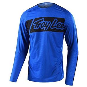 Troy Lee Designs, Unisex Motocross shirt voor volwassenen, blauw, maat XX