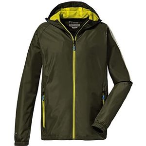 killtec Men's Functioneel jack met capuchon, opvouwbaar - KOS 16 MN JCKT, dark olive, XXL, 38277-000