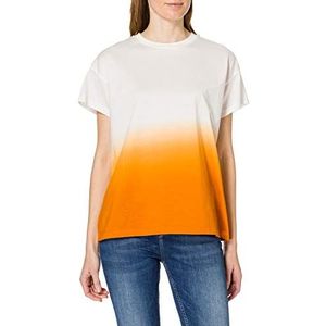 BOSS Dames C Edippa Relaxed-Fit T-shirt van katoen-jersey in dip-dye-look, Open Miscellaneous984, S