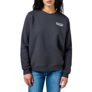 Wrangler Regular sweatshirt voor dames, Verguld zwart., S