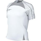 Nike - W Nk Df Strk23 - Sportshirt - Wit/Wolf Grijs/Zwart - Korte Mouwen