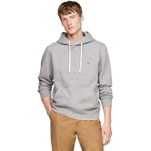 Tommy Hilfiger Heren ESSENTIAL FLEECE HOODY MW0MW37230, Pullover Hoodie, Grijs, XS, Grijs (Medium Grey Heather), XS