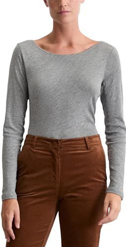 Regular fit shirt met lange mouwen van puur katoen