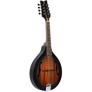 Ortega Mahoniehout mandoline (open poriën, vintage sunburst satijnen afwerking)