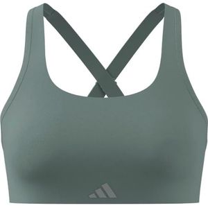 adidas Mujer Optime Workout High Support Bra, Wonder Sage, S C-D