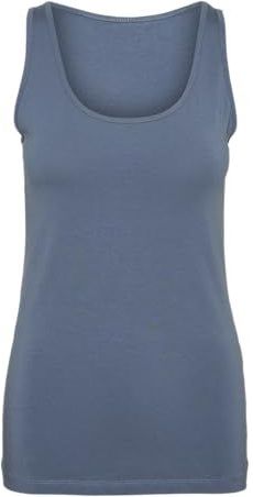 Vero Moda - VMLULU LONG TANK TOP - Tanktop - China blue