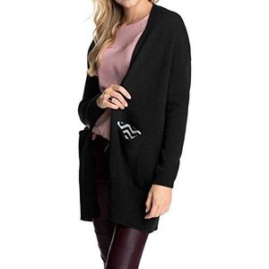 ESPRIT Collection Dames gebreide jas oversized, zwart (black 001), XXL