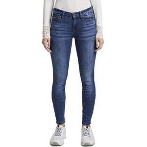 TOM TAILOR Denim Dames jeans 202212 Jona Extra Skinny, 10113 - Clean Mid Stone Blue Denim, 26W / 30L