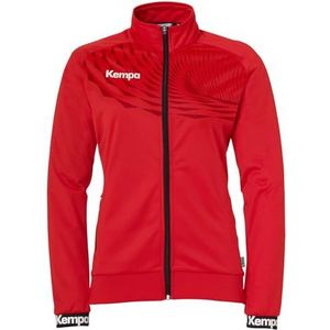 Kempa Wave 26 - Sportjack - Zwart - 100% Polyester - Slim Fit