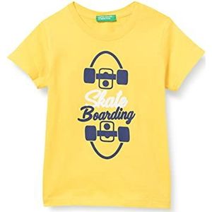 United Colors of Benetton (Z6ERJ) T-Shirt 3I1XC1577, geel 3N7, 68 Kids, geel 3n7, 68