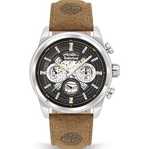 Timberland Heren analoog kwarts horloge met lederen armband TDWGF2200704