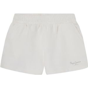 Pepe Jeans Nerissa Shorts voor meisjes, wit (Mousse White), 12 jaar, wit (Mousse White), 12 Jaren