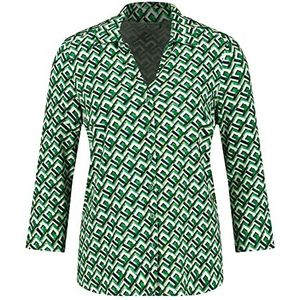 GERRY WEBER Edition Dames 870120-44106 T-shirt, groen print, 34, groen opdruk, 34