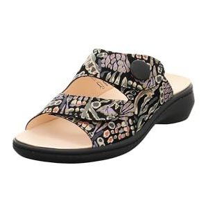 Think Camilla 9050 Damesslippers, chroomvrij gelooid, duurzame pantoletten, multicolour/combi 9050, 37 EU