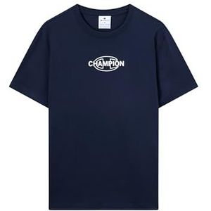 Champion Legacy Men, grafisch T-shirt met ronde hals, L, blauw, Blauw, L