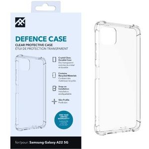 ZAGG iFrogz Defensie beschermhoes compatibel met Samsung Galaxy A22 5G, duurzaam, klikbestendig, antislip, slank, gerecycled, helder