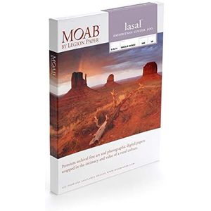 Moab Lasal Exhibition Luster 300 g/m² papier 50 vellen A5-formaat, hoogwaardig fotopapier voor inkjetprinter