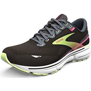 Brooks Ghost 15 Sneaker dames, Black Ebony Sharp Green, 36 EU