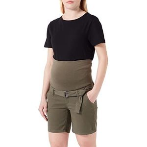 Noppies Brooklyn Over The Belly Shorts voor dames, Stoffige Olijf - P520, 68