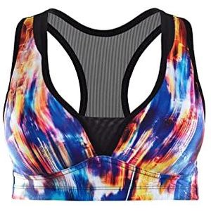 WINSHAPE Dames Dames Fitness Vrije tijd Functionele Mesh Push-up BH met geïntegreerde inzetstukken Pusb103, Berlin Push-up beha