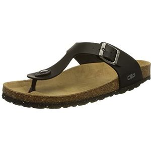 CMP Eco Mymosa Wmn Flip Flop pantoffels voor dames, zwart, 37 EU