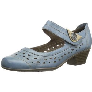 Jana dames rogab instappers, Blauw denim 802, 39 EU X-breed