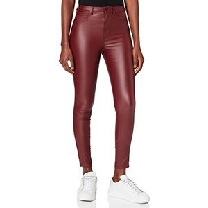 ONLY Onlroyal Hw Sk Rock Coated PIM Fn Petit broek voor dames, Chocolate Truffle, XXS / 28L