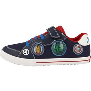 Geox J Kilwi Boy sneakers, marineblauw/rood, 24 EU, rood (navy red), 24 EU