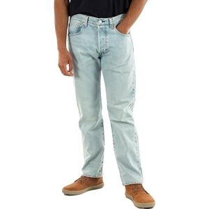 Levi's - 501 Originals - Jeans - Blauw - Normale Pasvorm - Katoen - Denim