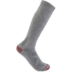 Carhartt Heren zwaargewicht Merino wol mix boot sok, asfalt-heide, X-Large