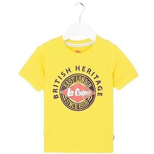 Lee Cooper GLC0124 TMC T-shirt, geel, voor jongens, 12 jaar, Geel., 12 Jaren