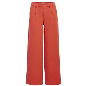 Object Objlisa Wide Pant Noos voor dames, warm koraal, 62