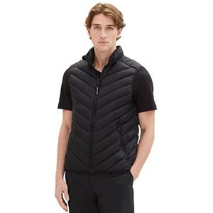 TOM KLEERMAKER lichtgewicht gewatteerd herengilet met opstaande kraag van gerecycled polyester