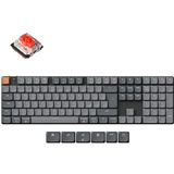 Keychron K5 Max Mechanisch draadloos toetsenbord – Italiaanse QWERTY-lay-out, drievoudige verbinding (Bluetooth/2,4 GHz/USB-C), hot-swappable, compatibel met Mac/Windows/Linux, low-profile Switch